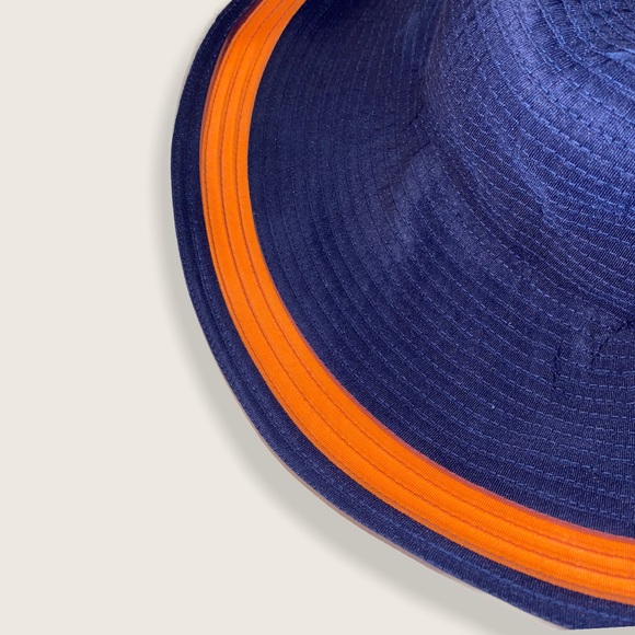 Lauren Ralph Lauren Navy and Orange Sun Hat